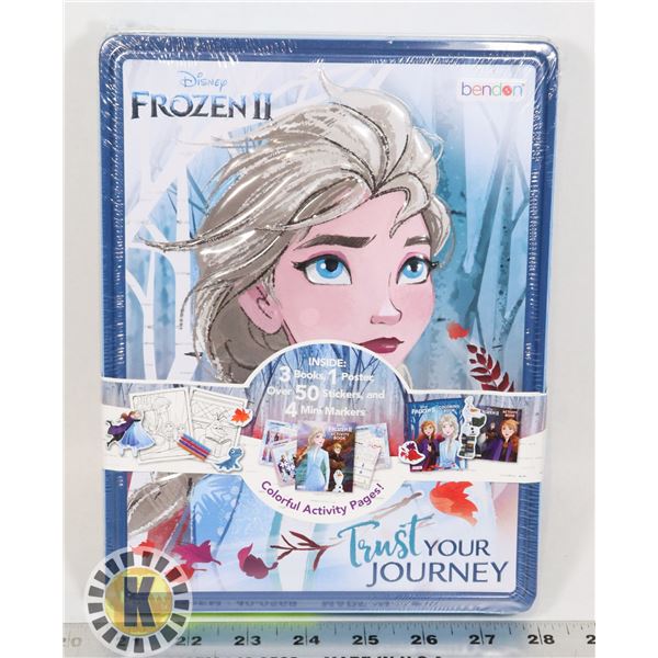 NEW DISNEY FROZEN ART/ CRAFT/ STICKER SET IN METAL