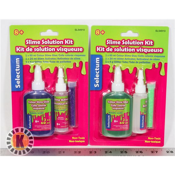 NEW SLIME SOLUTION KITS AGE 8+