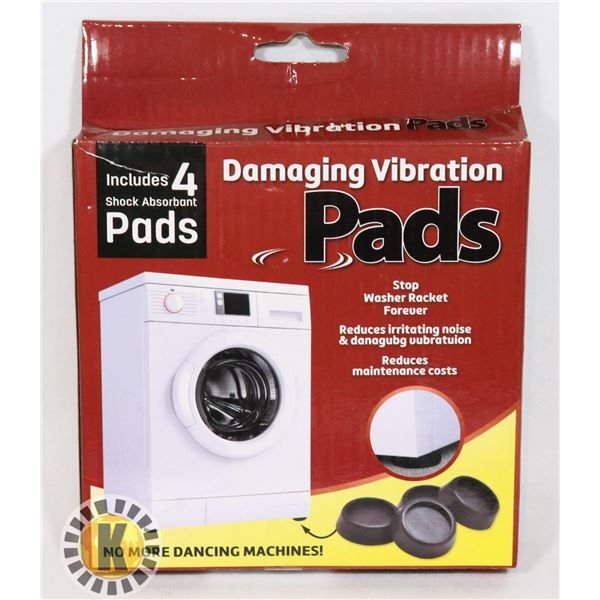 NEW SHOCK ABSORBENT PADS FOR WASHING MACHINES