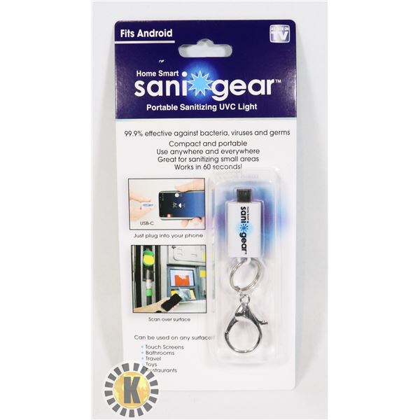 NEW PORTABLE SANITIZING UVC LIGHT