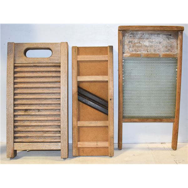 ANTIQUE WASHBOARD + CHEESE BOARD