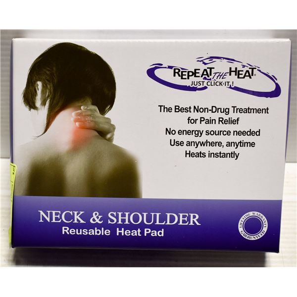 REPEAT THE HEAT NECK & SHOULDER REUSABLE HEAT PAD