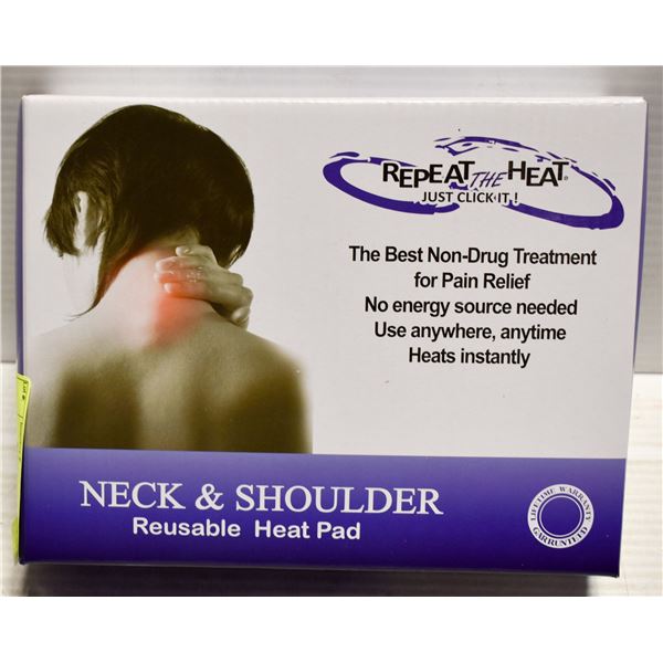 REPEAT THE HEAT NECK & SHOULDER REUSABLE HEAT PAD
