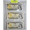 Image 1 : 1973 STOCK SHEET CRISP UNCIRCULATED CANADIAN $1 BI