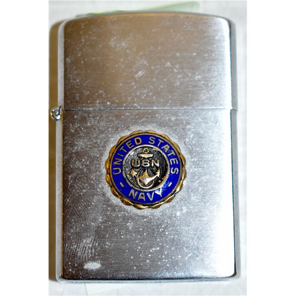 VINTAGE US NAVY ZIPPO STYLE LIGHTER