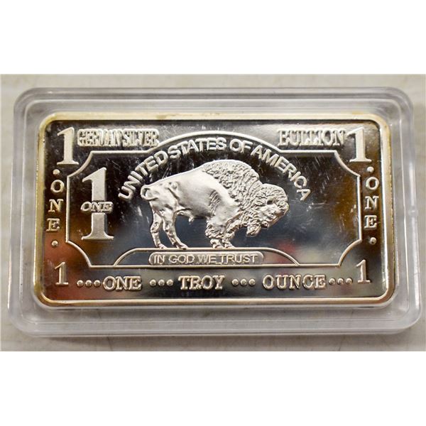 GERMAN SILVER BAR-1 TROY OUNCE