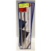 Image 1 : LOT OF 3 PAIRS OF STAINLESS STEEL STRAWS + BRUSH