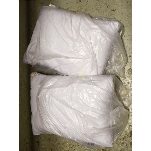 LOT OF 2 NEW STANDARD SIZE PILLOWS