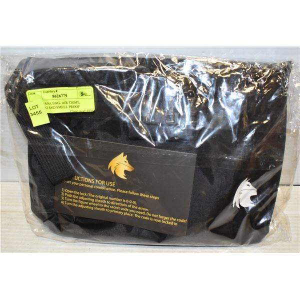 MARIJUANA BAG- AIR TIGHT, LOCKING AND SMELL PROOF