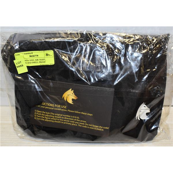 MARIJUANA BAG- AIR TIGHT, LOCKING AND SMELL PROOF