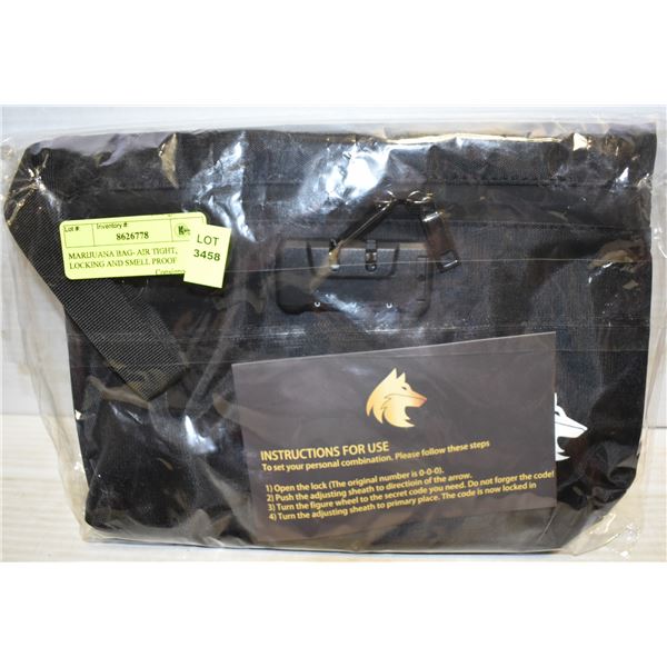 MARIJUANA BAG- AIR TIGHT, LOCKING AND SMELL PROOF