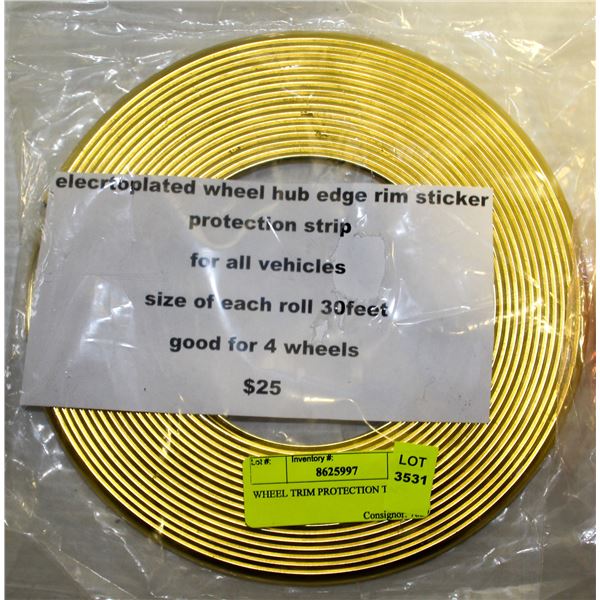 WHEEL TRIM PROTECTION TAPE