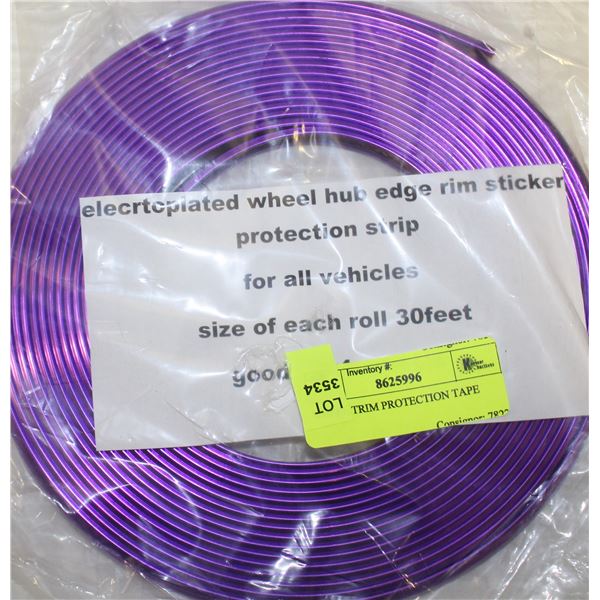 WHEEL TRIM PROTECTION TAPE