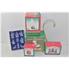 Image 1 : LOT OF 6 BOXED CHRISTMAS ORNAMENTS
