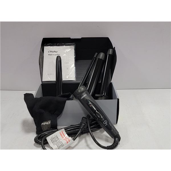 HUHU 5 IN 1 HAIR CURLING WAND SET