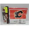 Image 1 : NEW CALGARY FLAMES FLAG - 3FT X 5FT