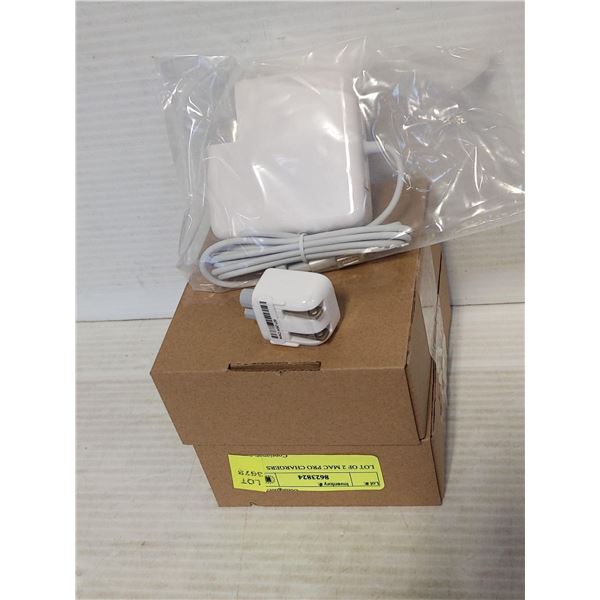 LOT OF 2 MAC PRO CHARGERS