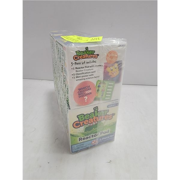 GROUP OF SIX BREAKER CREATURES, 3PC REACTOR PODS