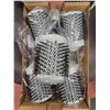 Image 1 : LOT OF 5 CERAMIC ION ANTISTATIC ROUND BRUSHES