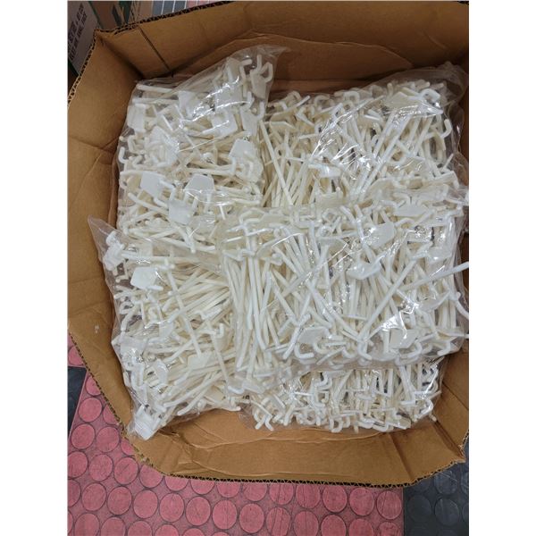 5 BAGS OF NEW PEG BOARD DISPLAY HOOKS