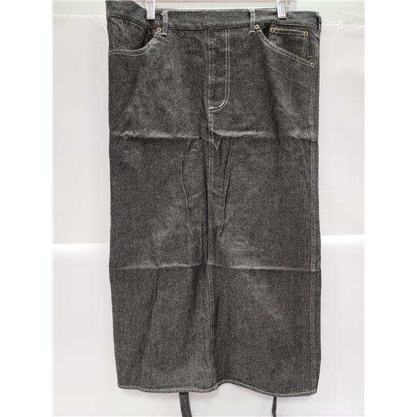 LOT OF 2 HAPPY CHEF DENIM APRONS