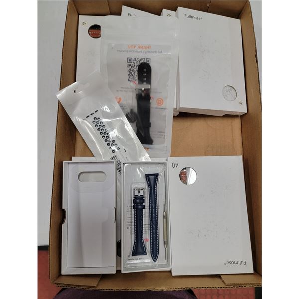 FLAT WITH ASSORTED NEW WATCH BANDS