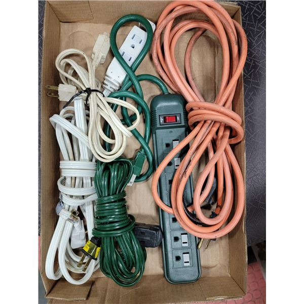 FLAT WITH EXTENSION CORDS & POWER BAR