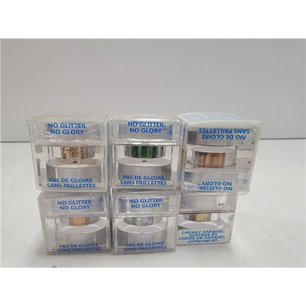LOT OF 6 GLITTER MAKEUP