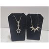 Image 1 : LOT OF 2 RHINESTONE NECKLACES