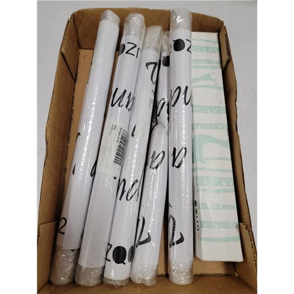 FLAT WITH VARIOUS WALL ART DECALS