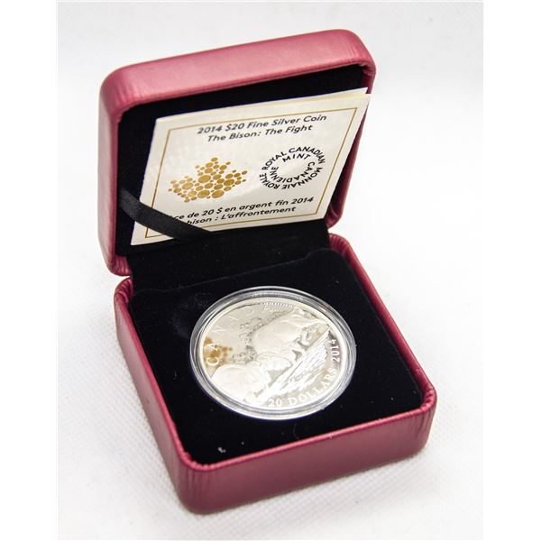 RCM 2014 CANADA 2014 $20 FINE SILVER COIN
