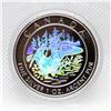 Image 2 : CANADA 2002 ANNIVERSARY HOLOGRAM 1OZ SILVER $5