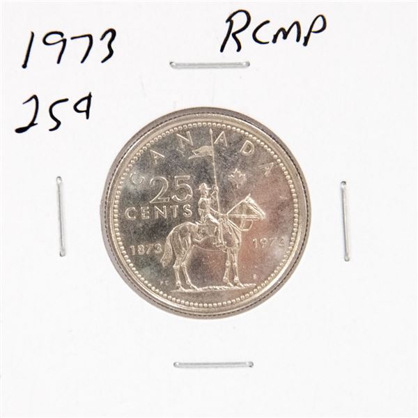 1973 RCMP CANADA 25 CENTS COIN SPECIAL ISSUE