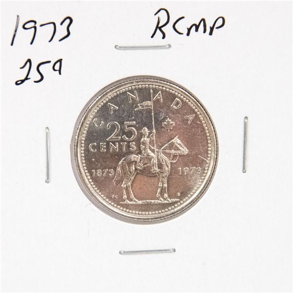1973 RCMP CANADA 25 CENTS COIN SPECIAL ISSUE