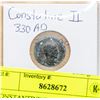 Image 1 : CONSTANTINE II 330 AD ROMAN COIN