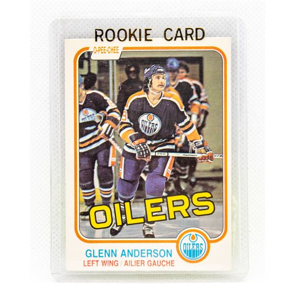 1981 GLENN ANDERSON ROOKIE CARD