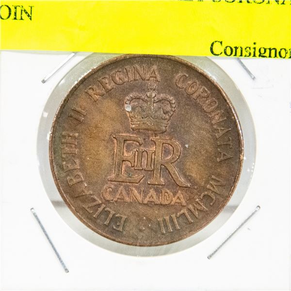 1955 QUEEN VICTORIA CORONATION COIN