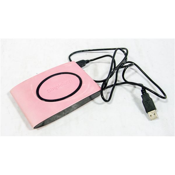SIMPLE TECH PINK 250 GB EXTERNAL HARD DRIVE