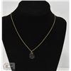 Image 1 : 14K GOLD FACED NECKLACE AND PENDANT
