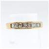 Image 1 : 14K YELLOW GOLD FANCY CUT DIAMOND RING