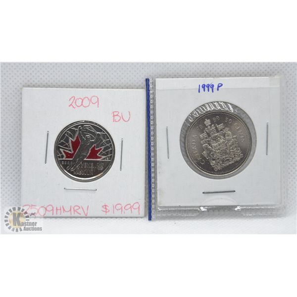 1999 P 50 CENT TEST, 2009 INCUSED 2 MEN HOCKEY