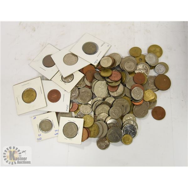 BAG OF WORLD COINS  0.8KG