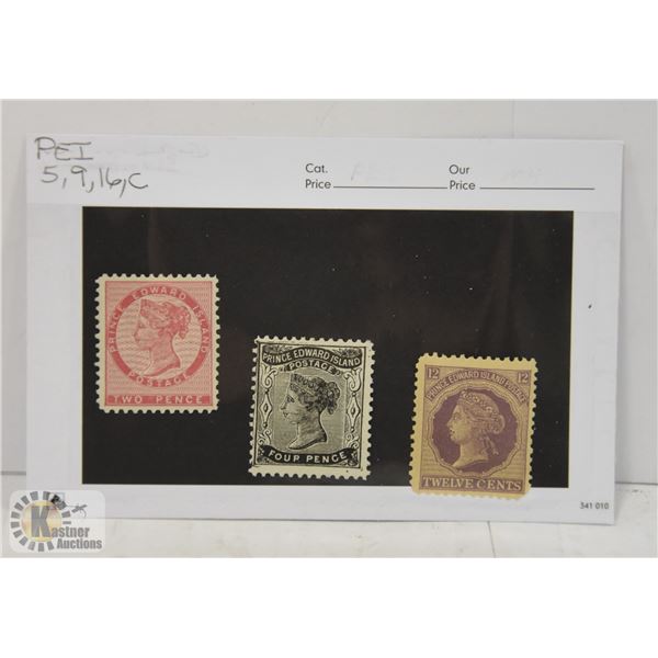 COLLECTION OF PRE-CONFEDERATION P.E.I STAMP