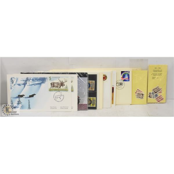 LOTS CANADIAN FDC STAMP MINT PACKAGE
