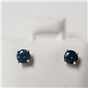 Image 1 : BZ802-47 14K TREATED BLUE DIAMOND(0.36CT) EARRINGS
