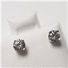Image 2 : BZ802-30 14K  DIAMOND (0.5CT,I1-3,F-G) EARRINGS
