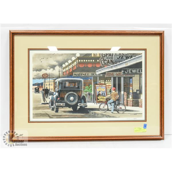 SC HUGHES 23 X 32" 26/150 SIGNED MATINEE TODAY