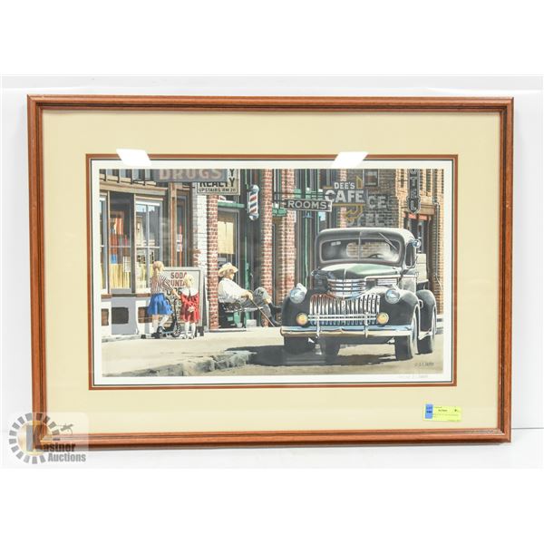 SC HUGHES 23 X 32" 26/150 SIGNED CHEVROLET