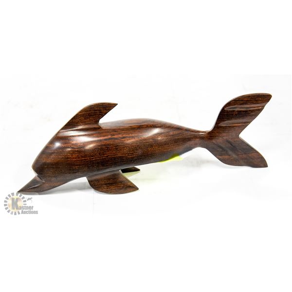 CARVED DOLPHIN DECOR PIECE