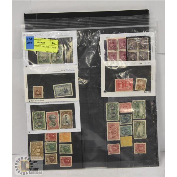 LARGE ASSORTED PRE-1950 STAMPS
